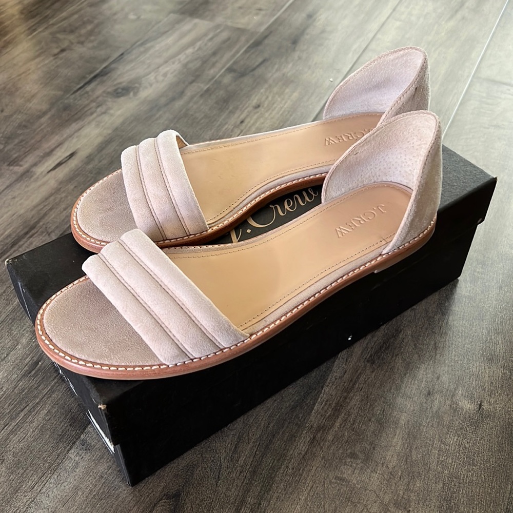 New! J.Crew Hayes Suede Sandals
